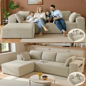 Lofka Cloud L-Shaped Sectional Sofa