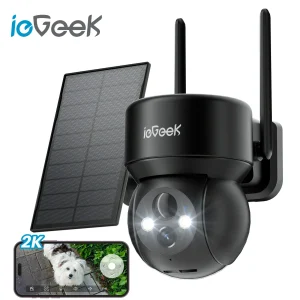 ieGeek Wireless 2K Solar Security Camera