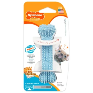 Nylabone Puppy Chew Toy – Textured Teething Bone