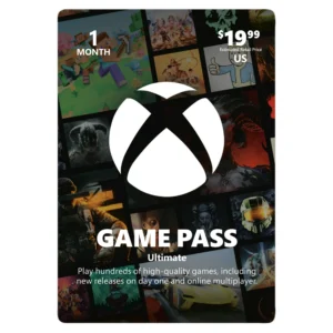 Xbox 1‑Month Ultimate Game Pass Membership Card