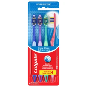 Colgate Extra Clean Flexible Grip Adult Manual Toothbrush